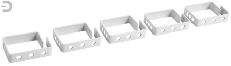 Органайзер кабельный одинарный 65 × 45 мм, 5 штук