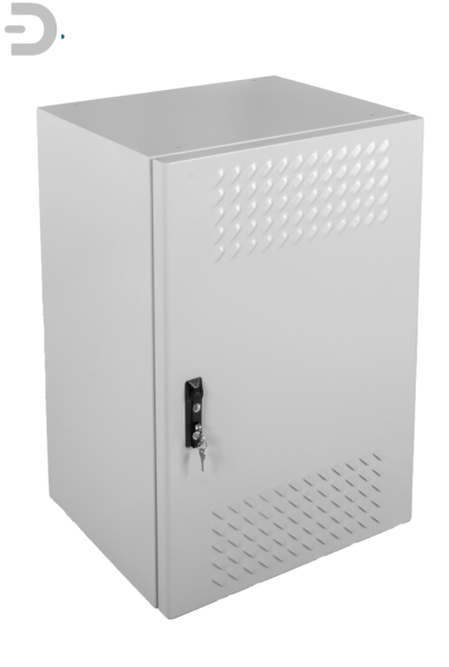 Шкаф уличный всепогодный настенный укомплектованный 12U (Ш600хГ500), комплектация T1-IP54