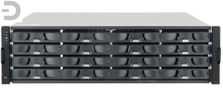 Система обработки и хранения данных Infortrend EonStor DS 1000 Gen2 3U/16bay, высокопроизводительная High IOPS модель, двухконтроллерная модель высоко